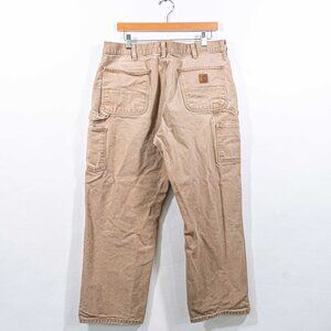Carhartt Workwear Canvas Carpenter Jeans Sun Faded Distressed 38 x 30 Streetwear